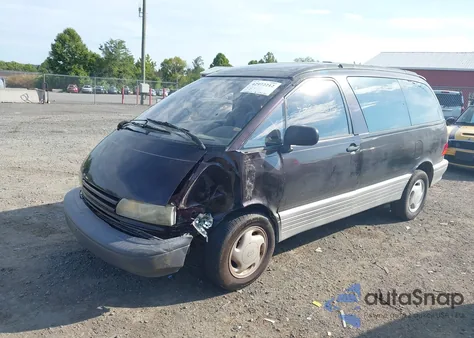 1991 Toyota Previa Le из США, поврежденный, VIN JT3AC12R1M1001434